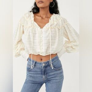 FREE PEOPLE HAILEY BLOUSE